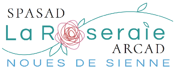 Logo La Roseraie avec uniquement ARCAD